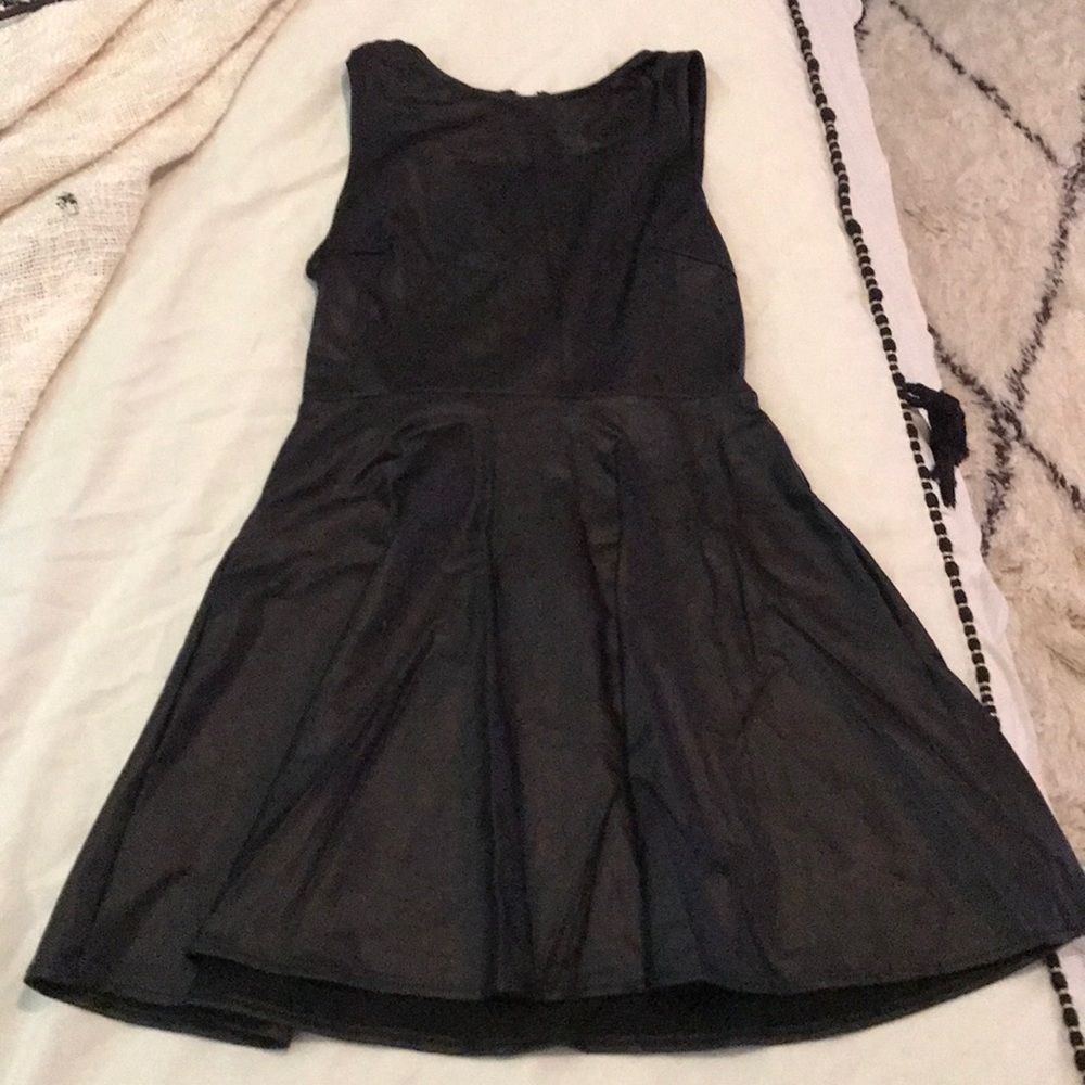 Leather dress